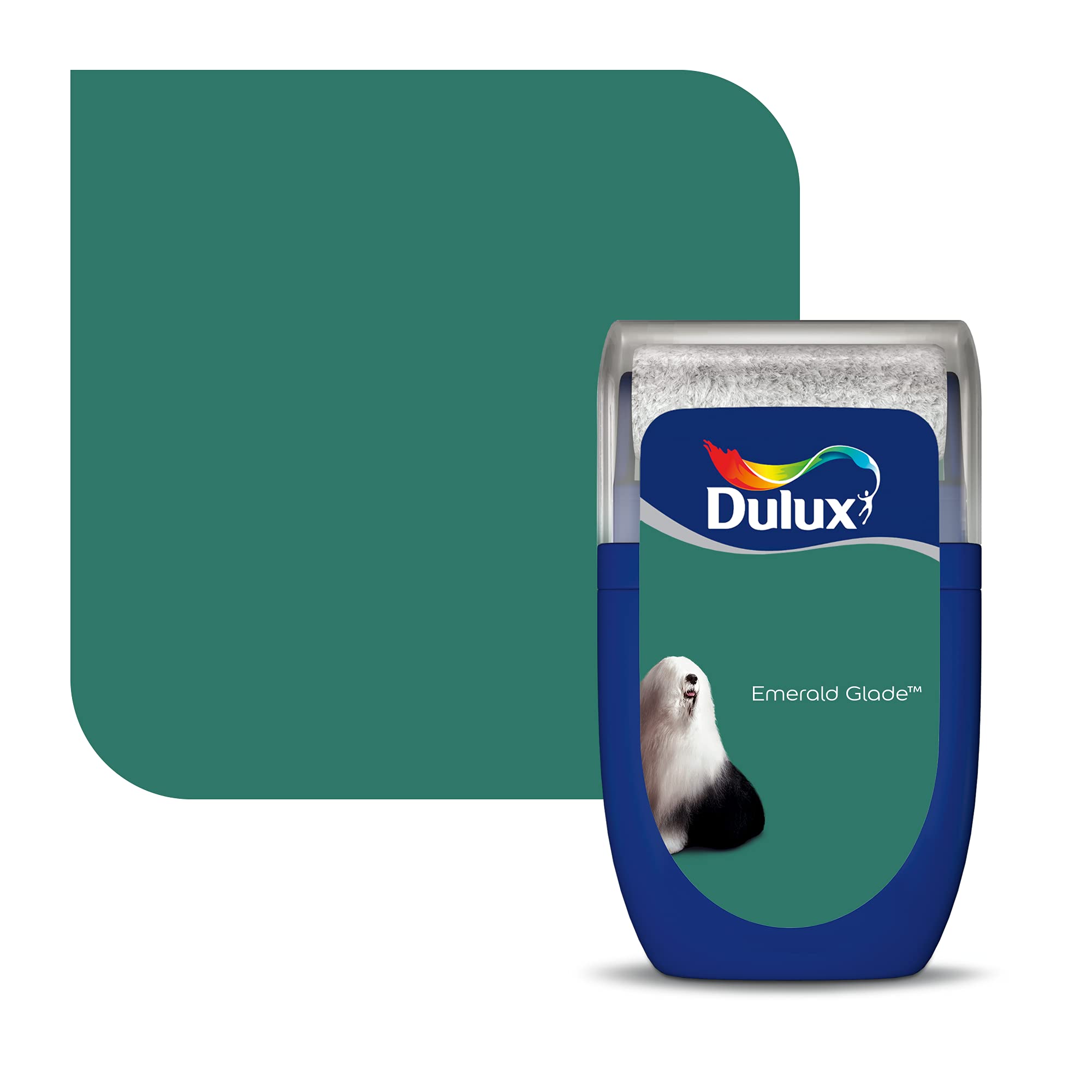 Dulux Emerald Glade Walls & Ceilings Tester Paint, 30 Ml 30Ml