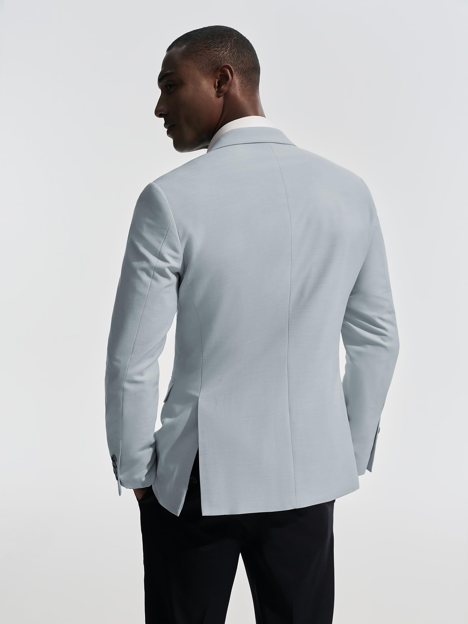 PJ PAUL JONES Sakko - Chaqueta deportiva de lino para hombre con 2 botones