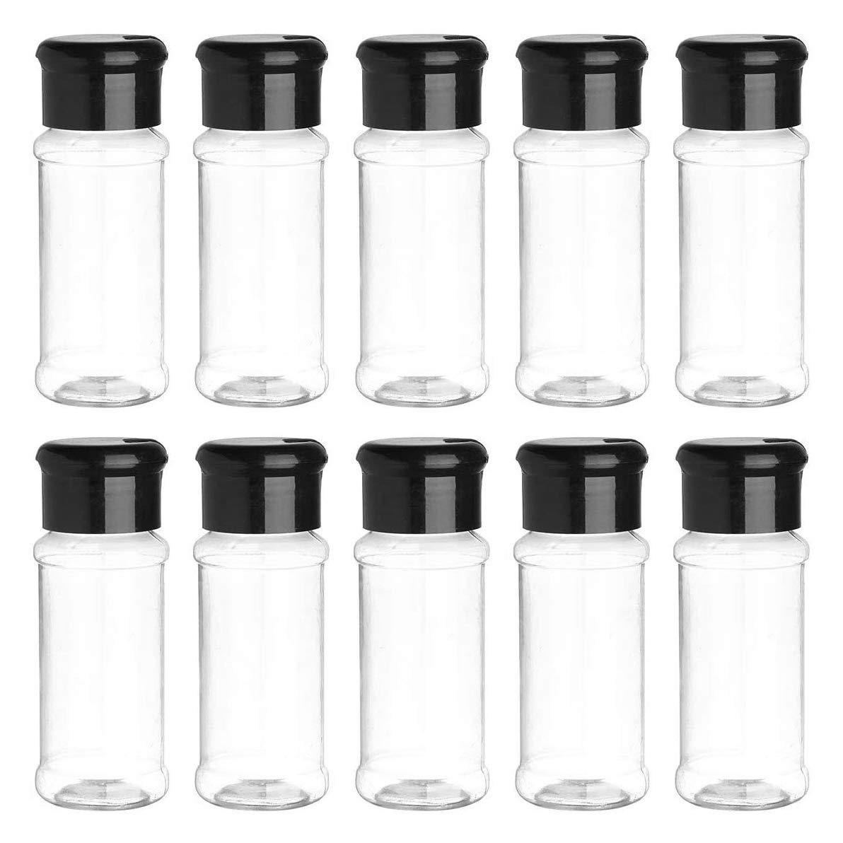 ICECHEN 30Pcs Containers Salt Pepper Seasoning Perfect with Sifter Lid for Storing Herbs and Powders