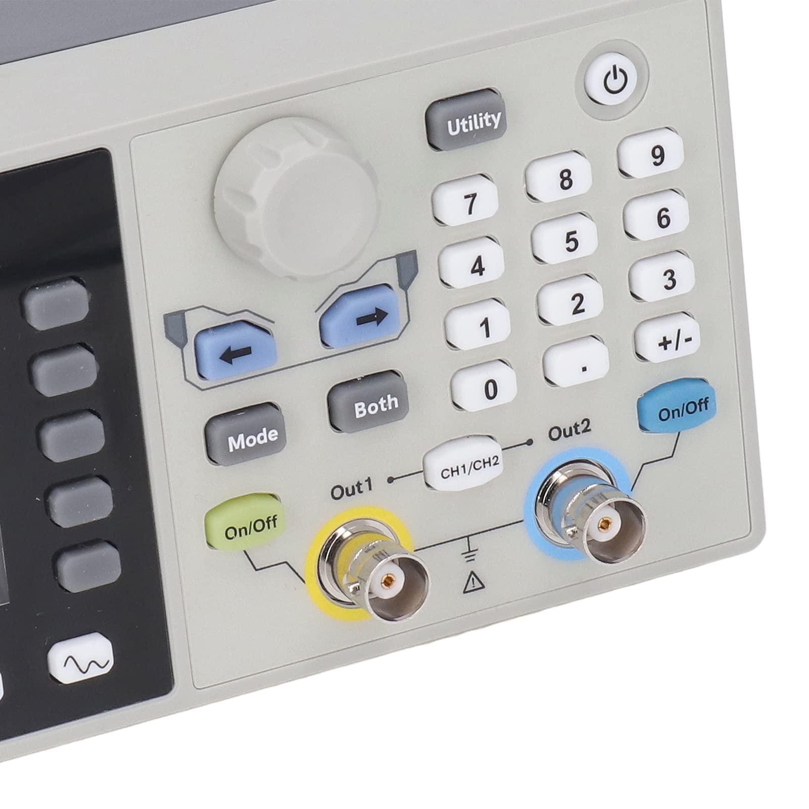 Generador de Forma de Onda, Generador de Funciones ABS de 2 Canales Rendimiento Confiable AC100‑240V para Transmisión para Laboratorio (Enchufe de la UE)