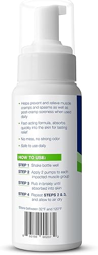 Miniatura 8 de Theraworx Alivio para calambres musculares Espasmo muscular de acción rápida, dolor de piernas con sulfato de magnesio, 17.1 onzas, 1 unidad