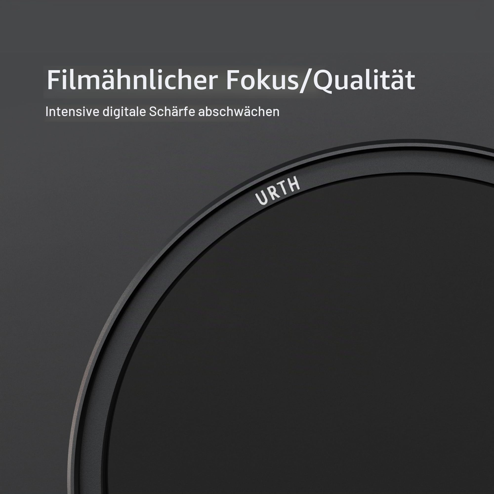 Urth 77 mm Magnetic Ethereal Black Mist ¼ Diffusionsfilter (Plus) — Kinematografischer Effekt mit 20-lagig nanobeschichteten Partikeln zur Lichtstreuung