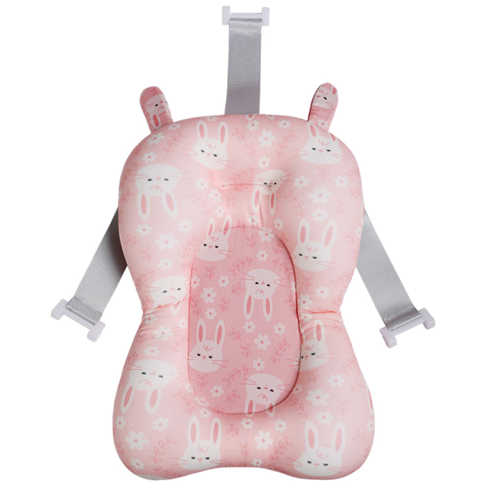 LOOM TREE® Comfortable Bath Support Seat Adjustable Soft Baby Toddler 0-12 Months Pink | Bathing & Grooming | Bath Tub Seats & Rings-image-31