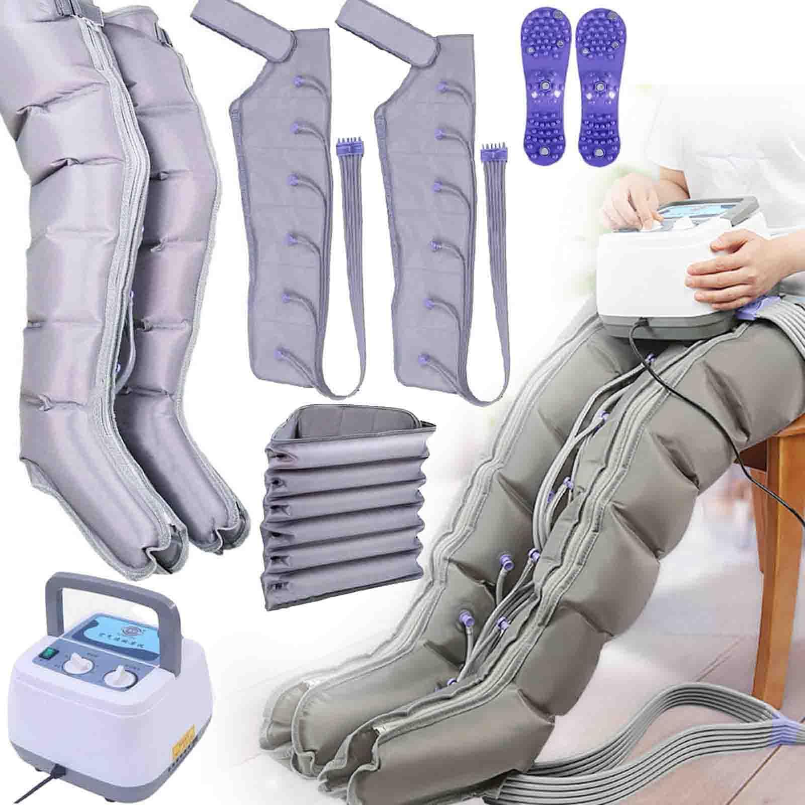 Elektryczne buty kompresyjne na nogi, masażer do nóg, 6-komorowy masażer nóg, masażer ciała, urządzenie do fal powietrznych, instrument relaksacyjny, poprawa krążenia bólu, relaks