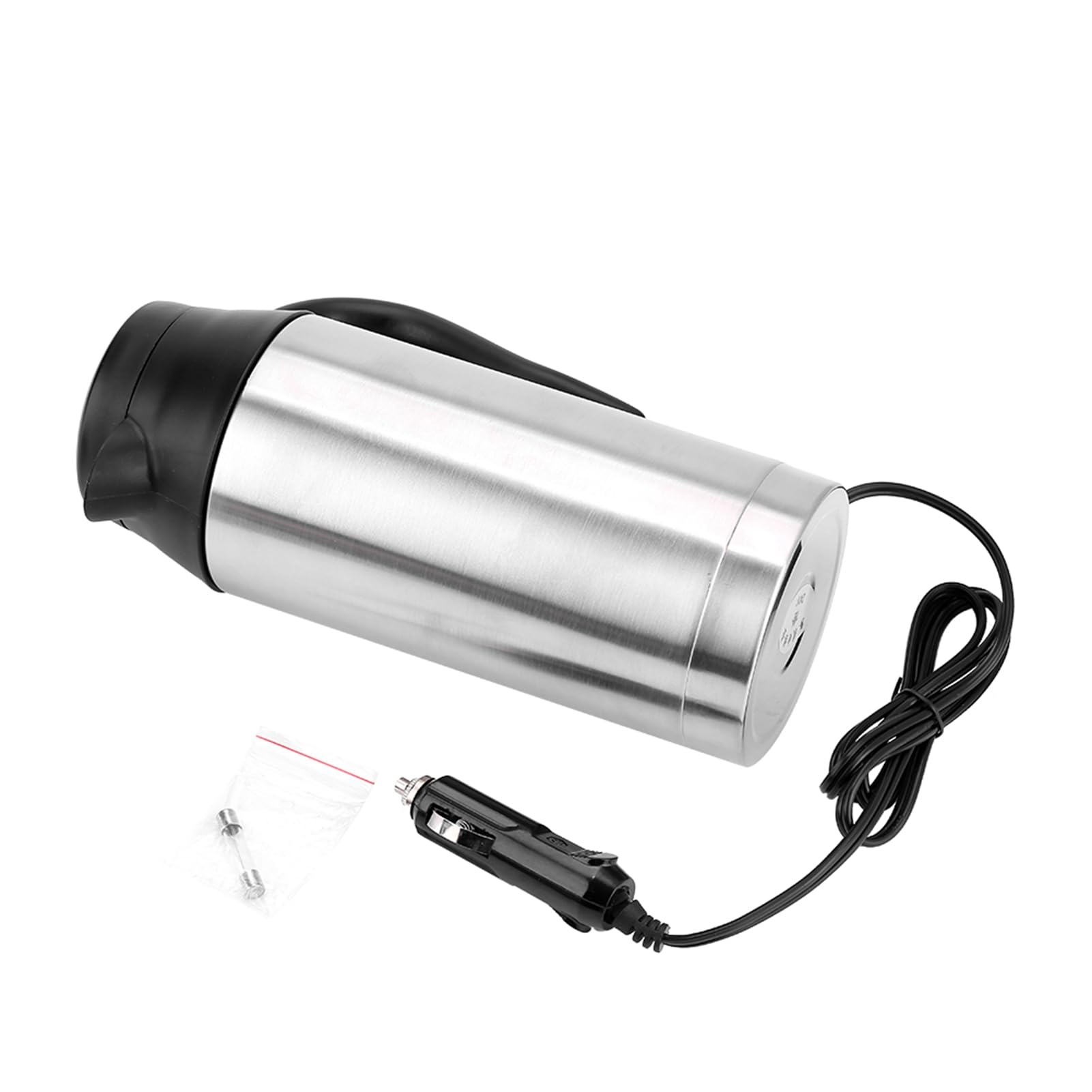 24V Hervidor Para Coche,Hervidor de Acero Inoxidable Portátil para Vehículo 750ml con enchufe para encendedor de cigarrillos para Viajes
