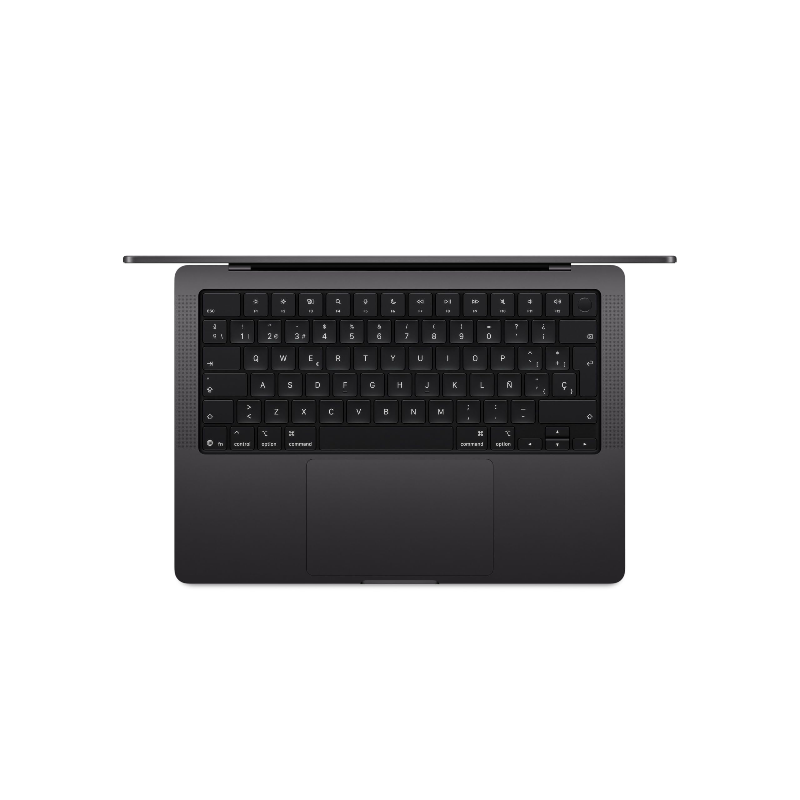 Apple MacBook Pro de 14,2 Pulgadas portátil con Chip M5 MAX: Pantalla Liquid Retina, CPU de 18 núcleos y GPU de 32 núcleos, 36 GB Memoria unificada, 2 TB de SSD, Teclado español; Negro Espacial