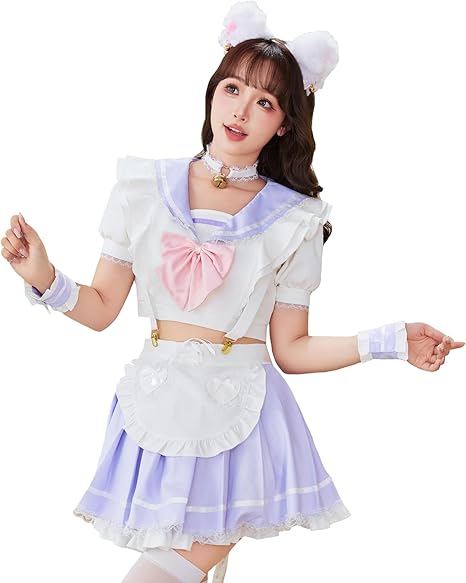 Amazon.co.jp: [Malymoon] コスプレ セーラー服 制服 キャット