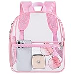 Oraben Clear Backpack for Stadium Events Stadium Backpack Waterproof 12x6x12 Clear Bag for Adult Concert Sport Work