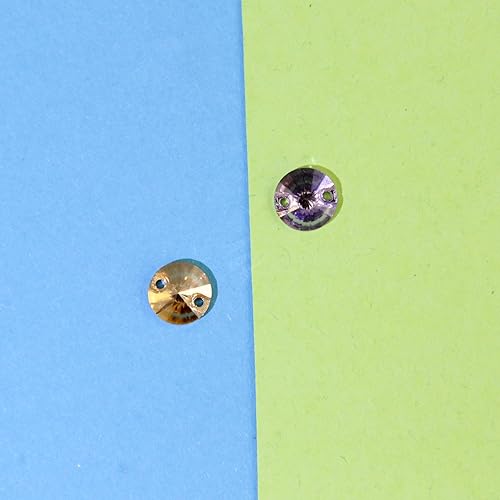 Miniatura 6 de Diamantes de imitación para coser con purpurina y parte trasera plana para manualidades, diamantes de imitación brillantes para coser en ropa,