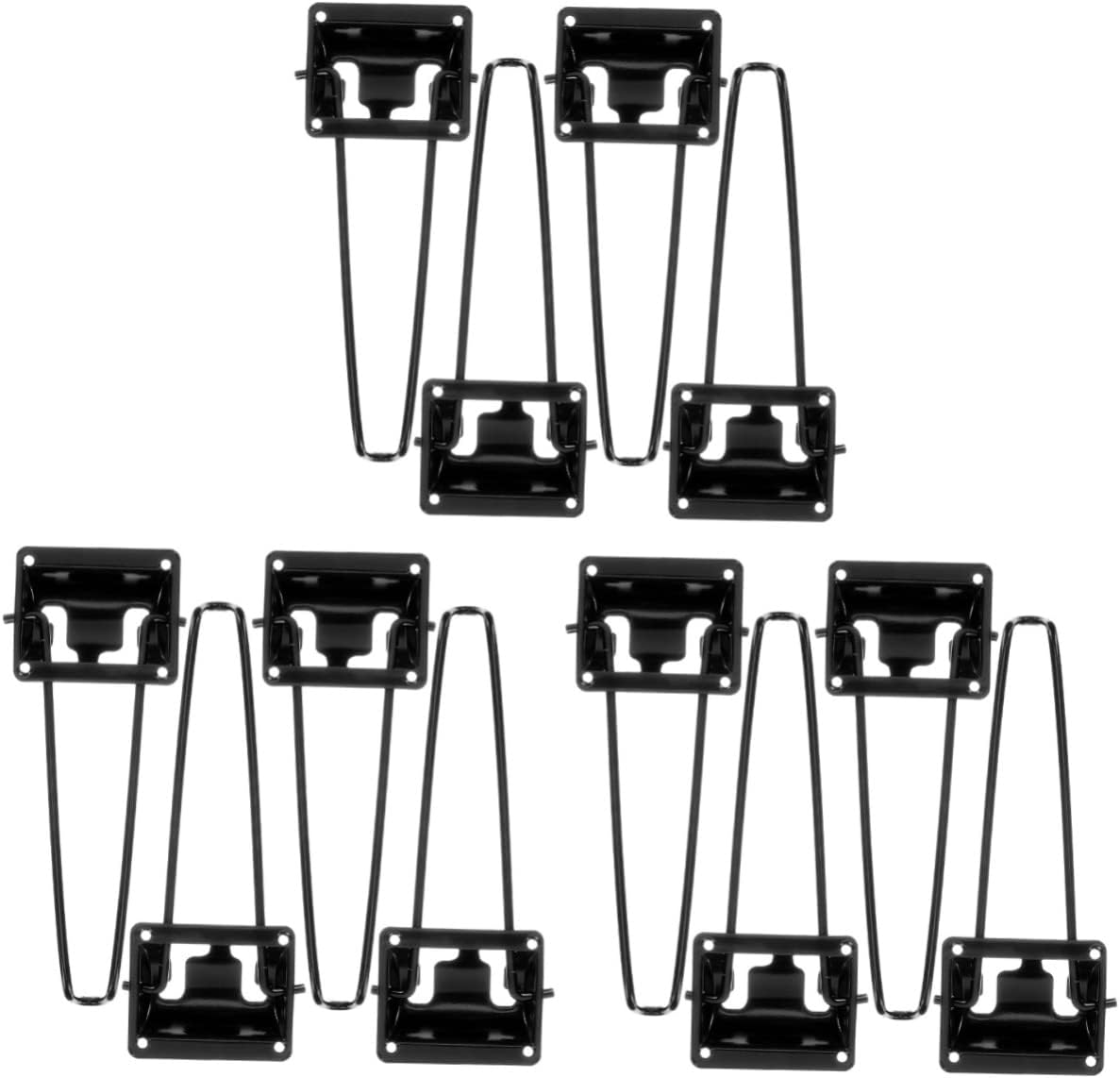 SREEJA Folding Table Legs Metal Table Legs Black Bracket