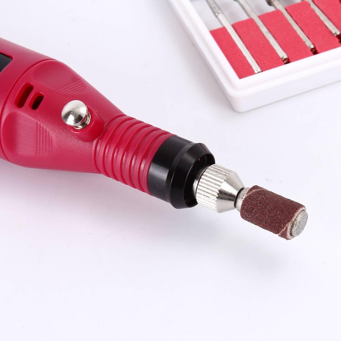 Dragonpad Nail Art Drill KIT Electric FILE Buffer Bits Acrylics