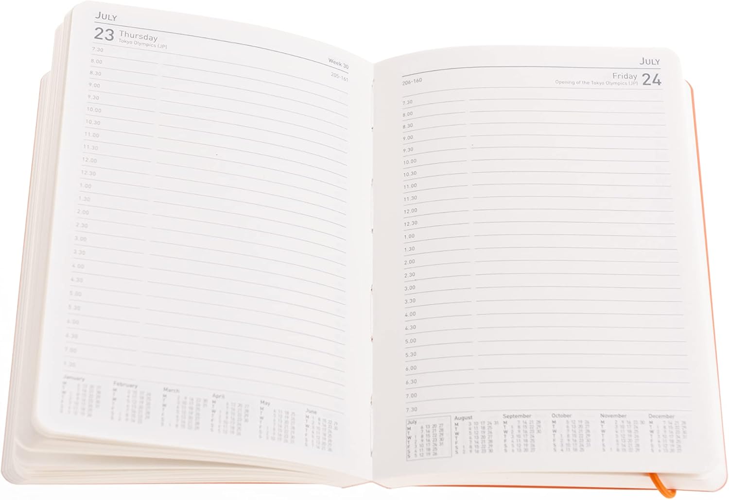 Collins Maru A6 Day a Page 2023 Diary - Unicorn (MR161.UN-23) - Complete Planner, Agenda and Journal