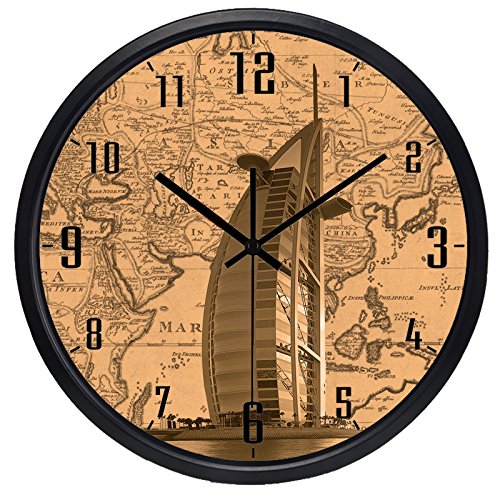 Buy 10inch Old United Arab Emirates Dubai Sailing Hotel Lobby Wall Clock Online at desertcartINDIA