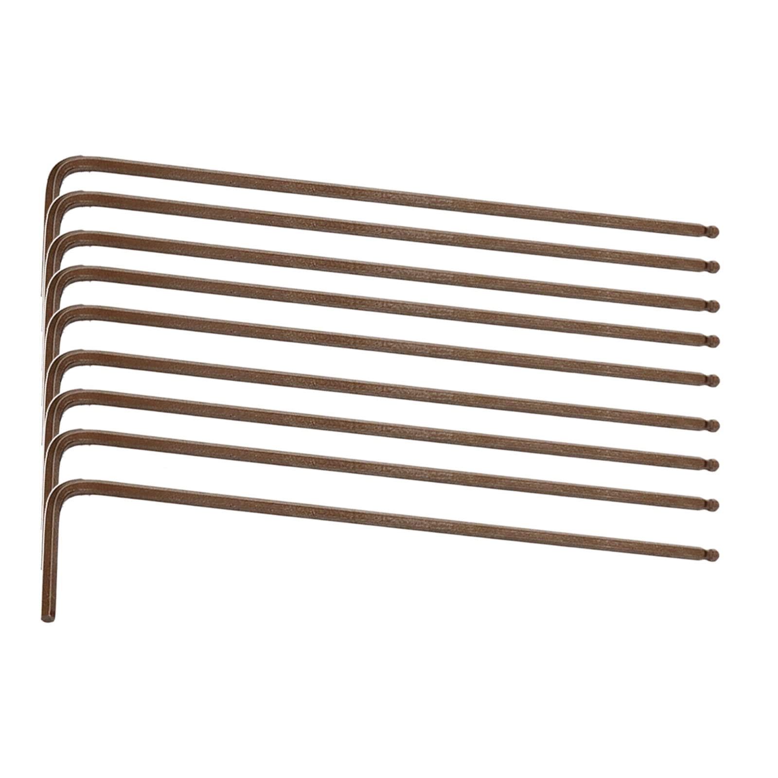 Rannb 1/16" Hex Key Wrench L Shaped Ball End Allen Wrench -10pcs