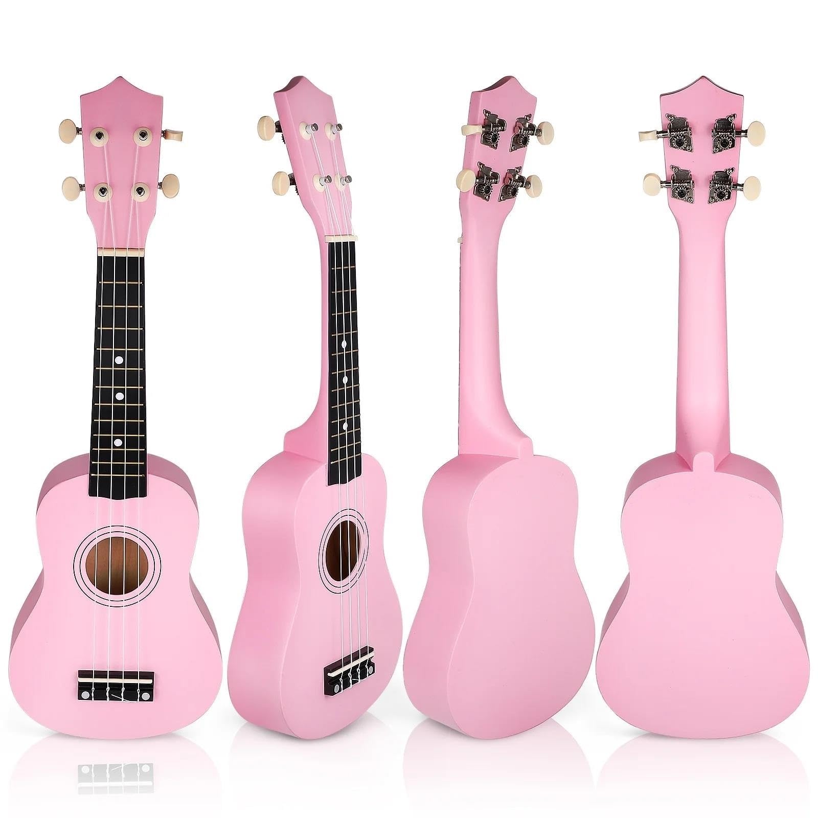 Erwachsenen Ukulele Das Für Anfänger Geeignete 21-Zoll-Ukulele-Set Verfügt Über Eine Sopranistin Aus Lindenholz Und Enthält Zubehör