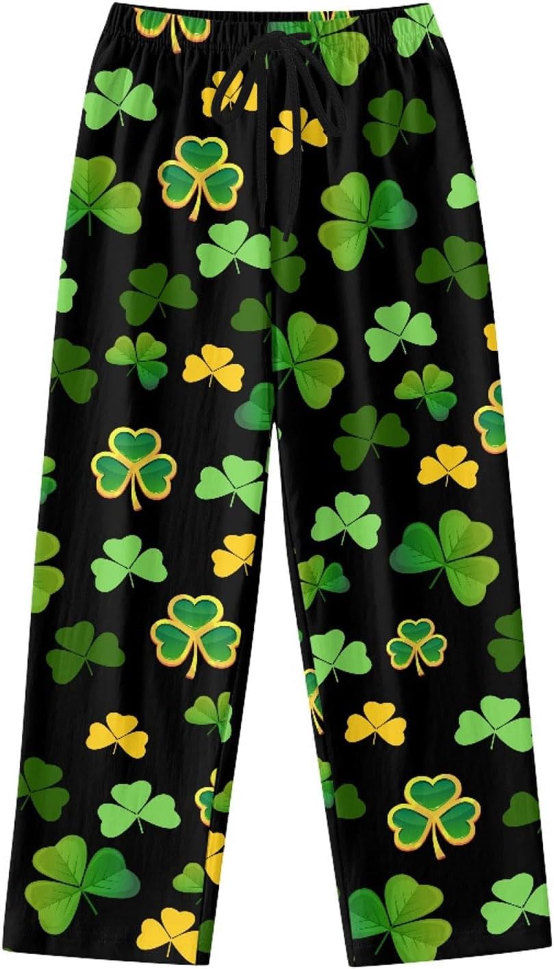 Men's Pajama Bottoms, Pajama Pants Mens Soft lounge sleep pants with Pockets Drawstring - Image 2