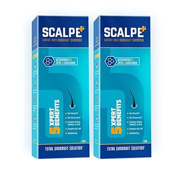 SCALPE Anti Dandruff Expert Shampoo ( 75 ML ) ( PACK OF 2 )