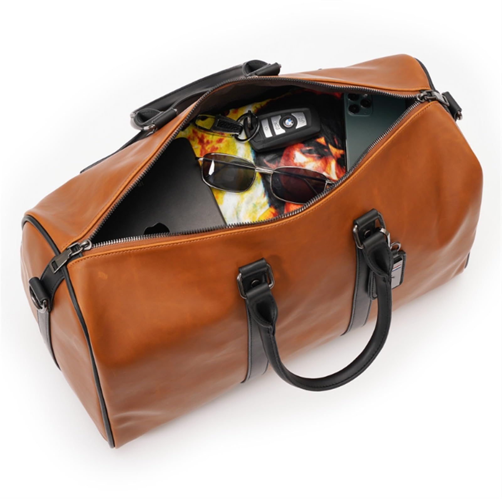 Borsa da Trasporto per Aereo Borsone Per Indumenti Da 18 Pollici Per Viaggi Borsa Da Viaggio In PU Di Grande Capacità Per Uomo Borsa da Cabina