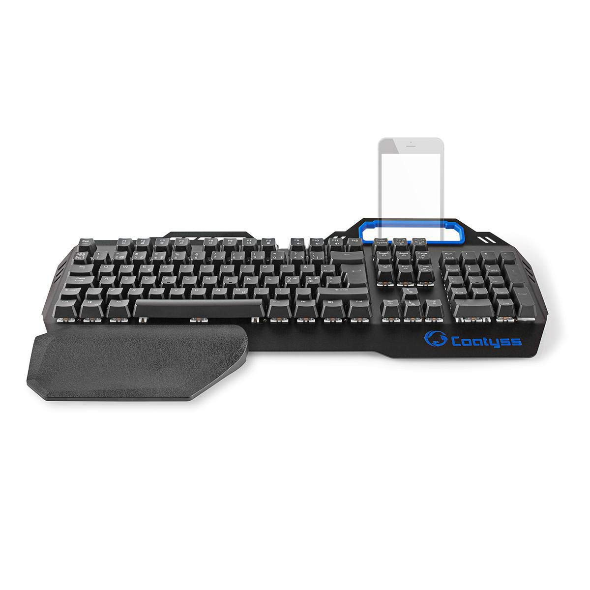NEDIS Wired Gaming Keyboard – USB, mechanische Tasten, RGB, Nordic ND-Layout