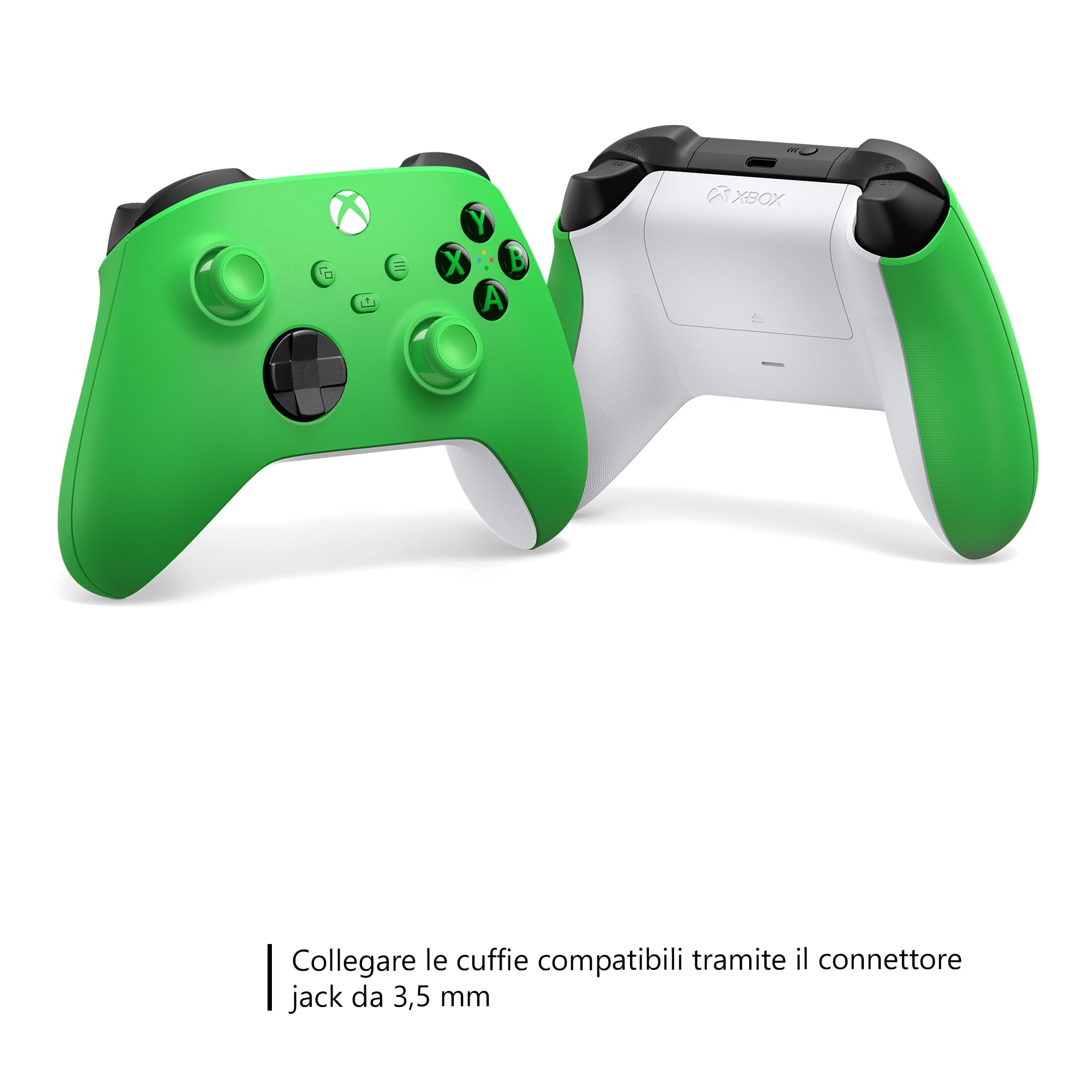 Xbox Wireless Controller Velocity Green for Xbox One, Series X|S, Windows 10/11, Android, iOS