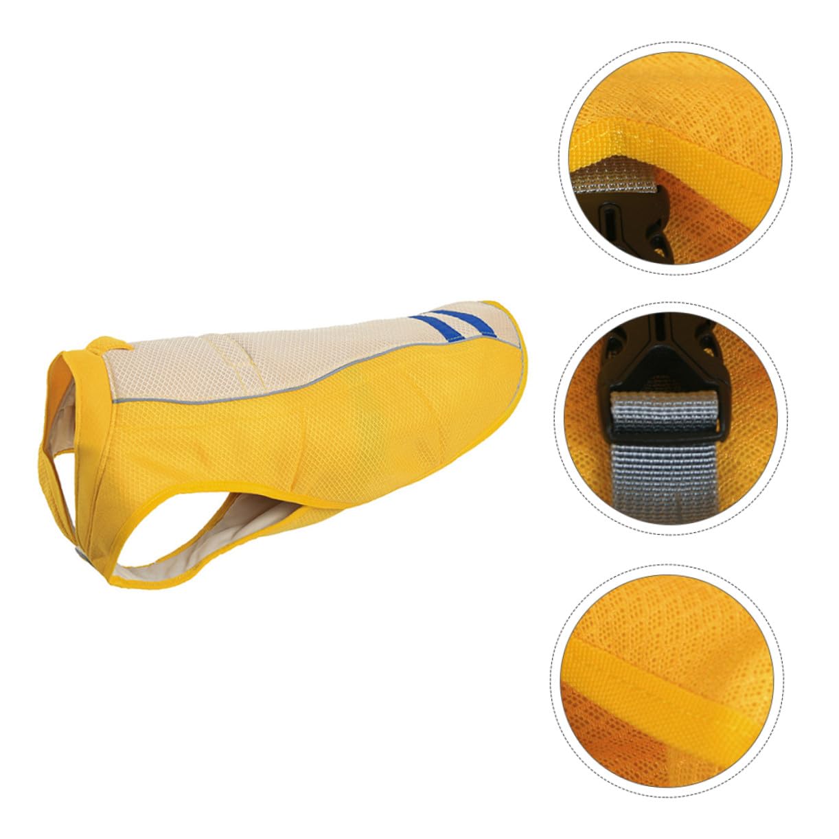 Gatuida Gilet Rafraîchissant pour Animaux de Compagnie Léger et Respirant, Tissu Confortable, Taille L, Protection Solaire Estivale, Adapté aux Chiens et Chats, Activités en Extérieur