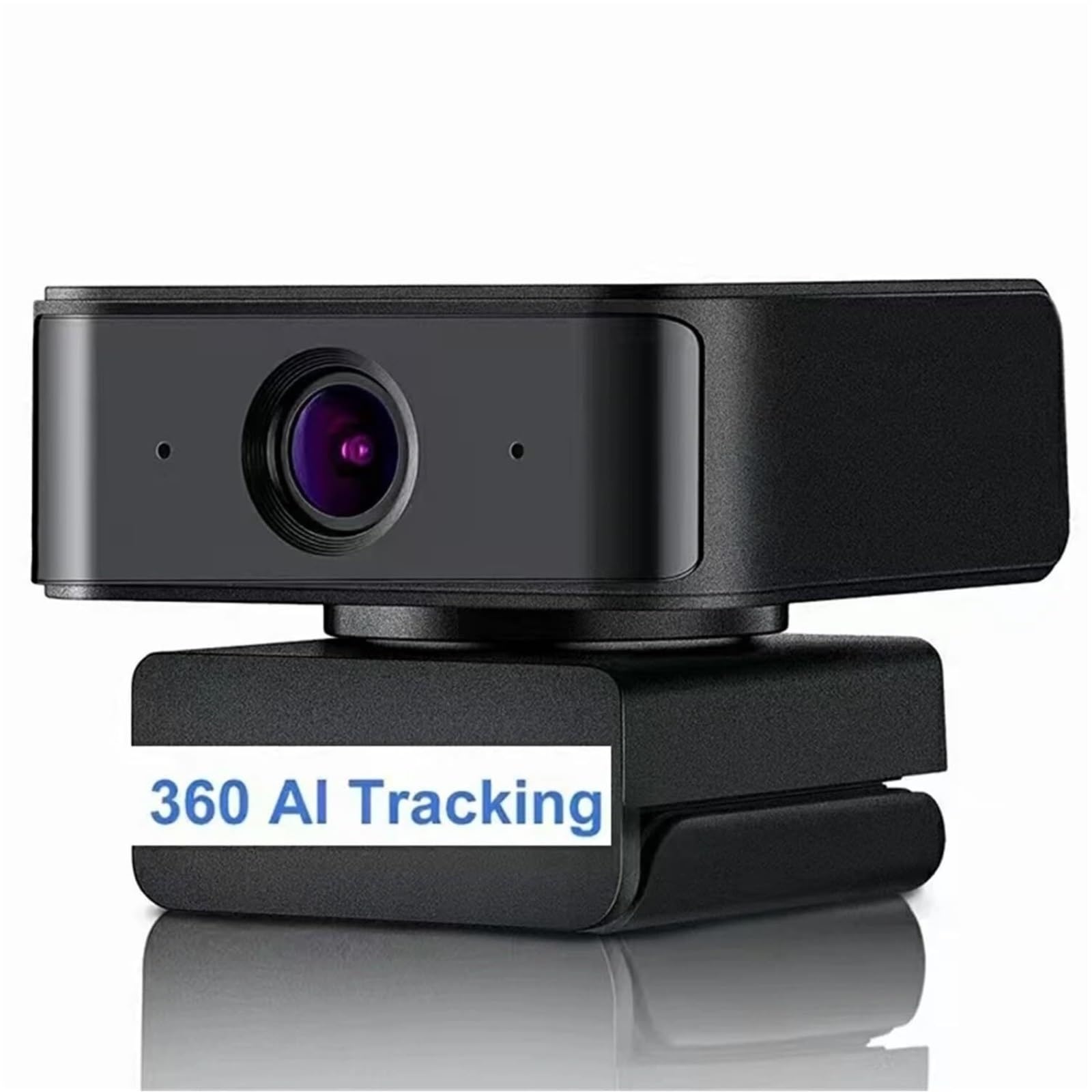 Webcam pour PC, Webcam 2 Pièces 1080P USB À 360 Degrés