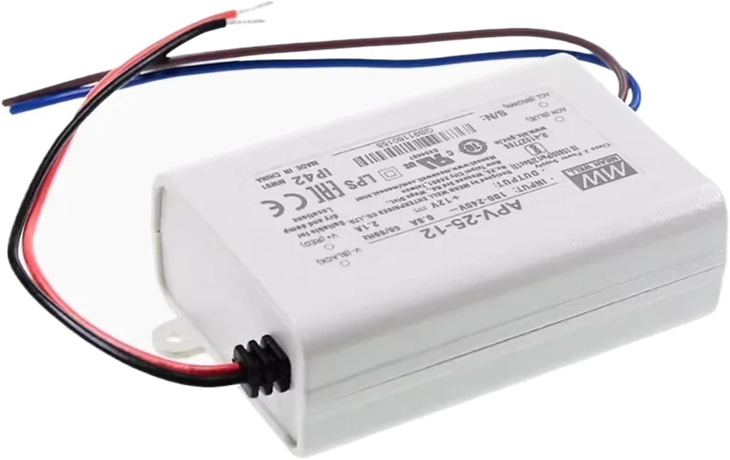 APV-25-12 25.2W Single Output Switching Power Supply APV-25 12V 2.1A