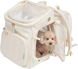 TOWADOG ペットキャリー 犬 リュック 拡張可能 ペットキャ…
