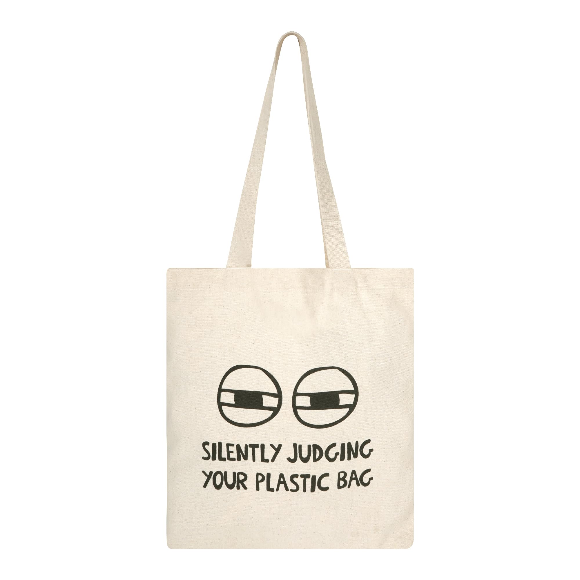 Tote Bag 100% Cotton, Natural Ecofriendly Basic Canvas Bag for Travel, College, Beach, Shopping, Grocery, Vegetable Bag - Sun/Beach; Judging Plastic Bag & Origami Design-image-10