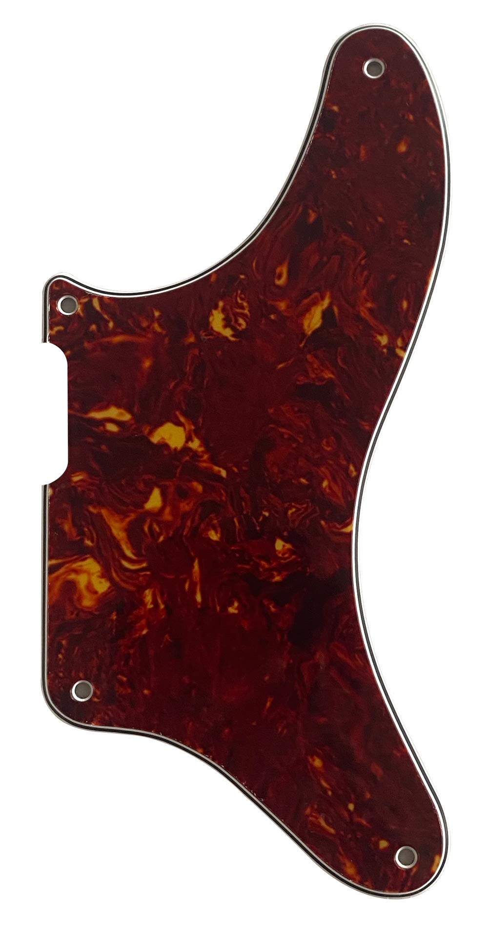 Custom Guitar Pickguard For Tele La Cabronita Mexican (4 Ply Red Tortoise)