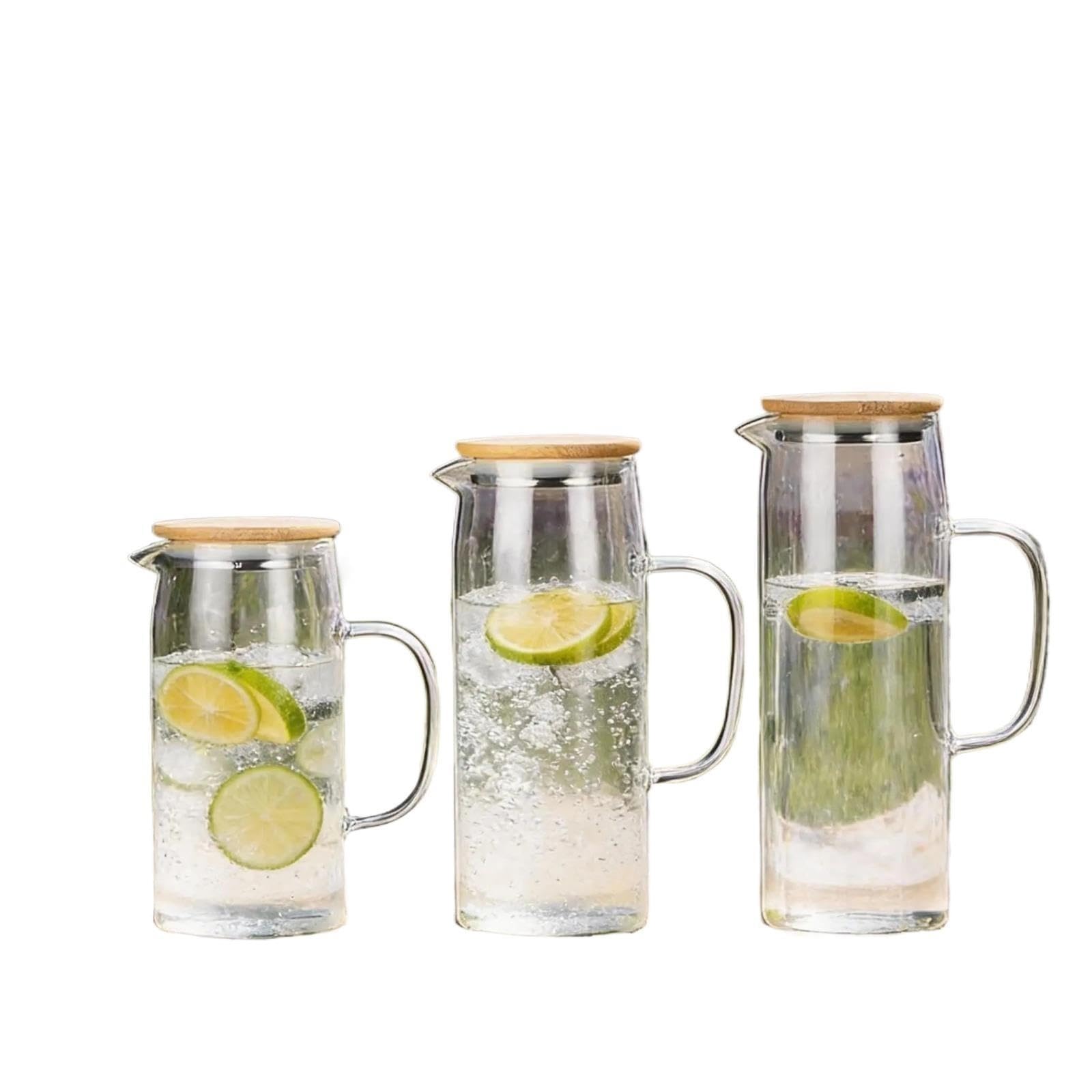 Wasserkaraffe 1 Stück 1L/1,2L/1,5L Wasserkrug Aus Glas