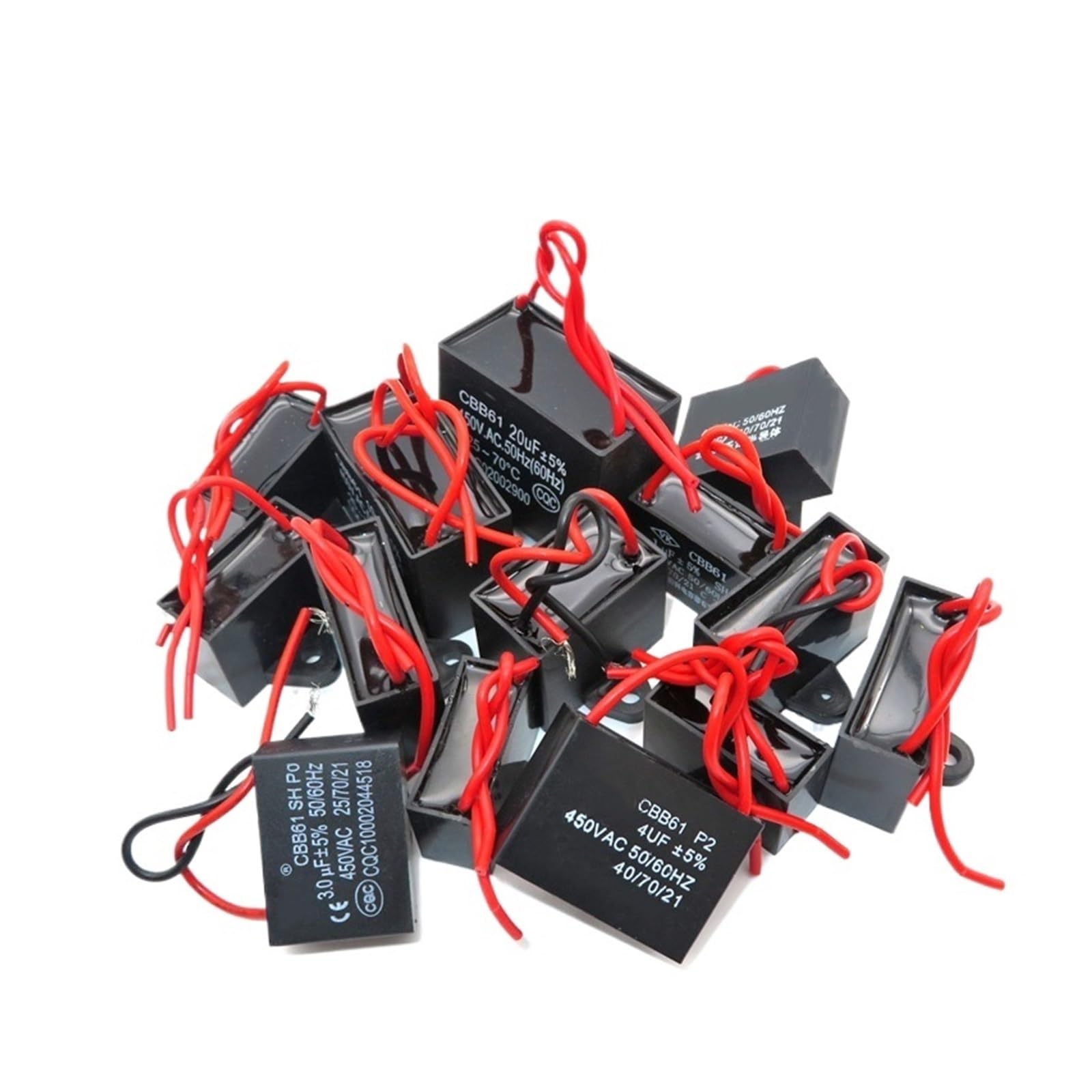 Condensateur CBB61 20UF 450V pour moteur de ventilateur de plafond