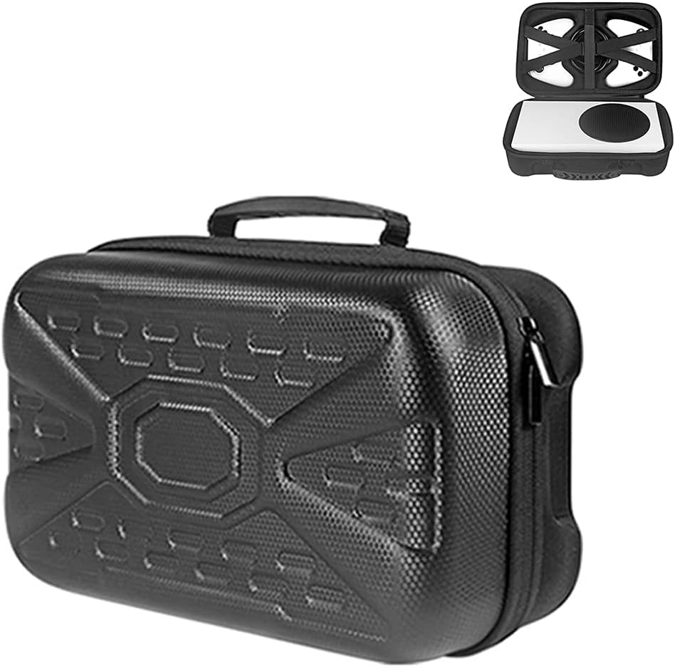 Image of TCOS TECH Storage Bag for Xbox Series S, Hard Shell Protective Travel Carrying Case, Travel Bag for Xbox Series S Console, Controllers, Games and Gaming Accessories