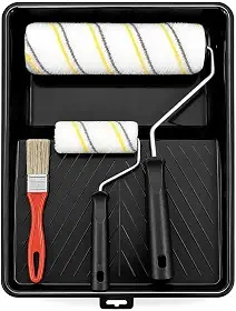 Kit De Pintura Anti- Gotas Rolos 23/9cm Lã Microfibra + 3pçs | Kit ideal para pintura