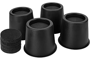 BTSD-home Bed Risers 4 inch for Heavy Duty Furniture