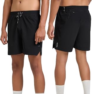 Boldfit High Performance Men Shorts, Lightweight Nylon-Spandex Blend with Breathable Mesh, Quick-Dry Fabric, Utility Back ... Price In India