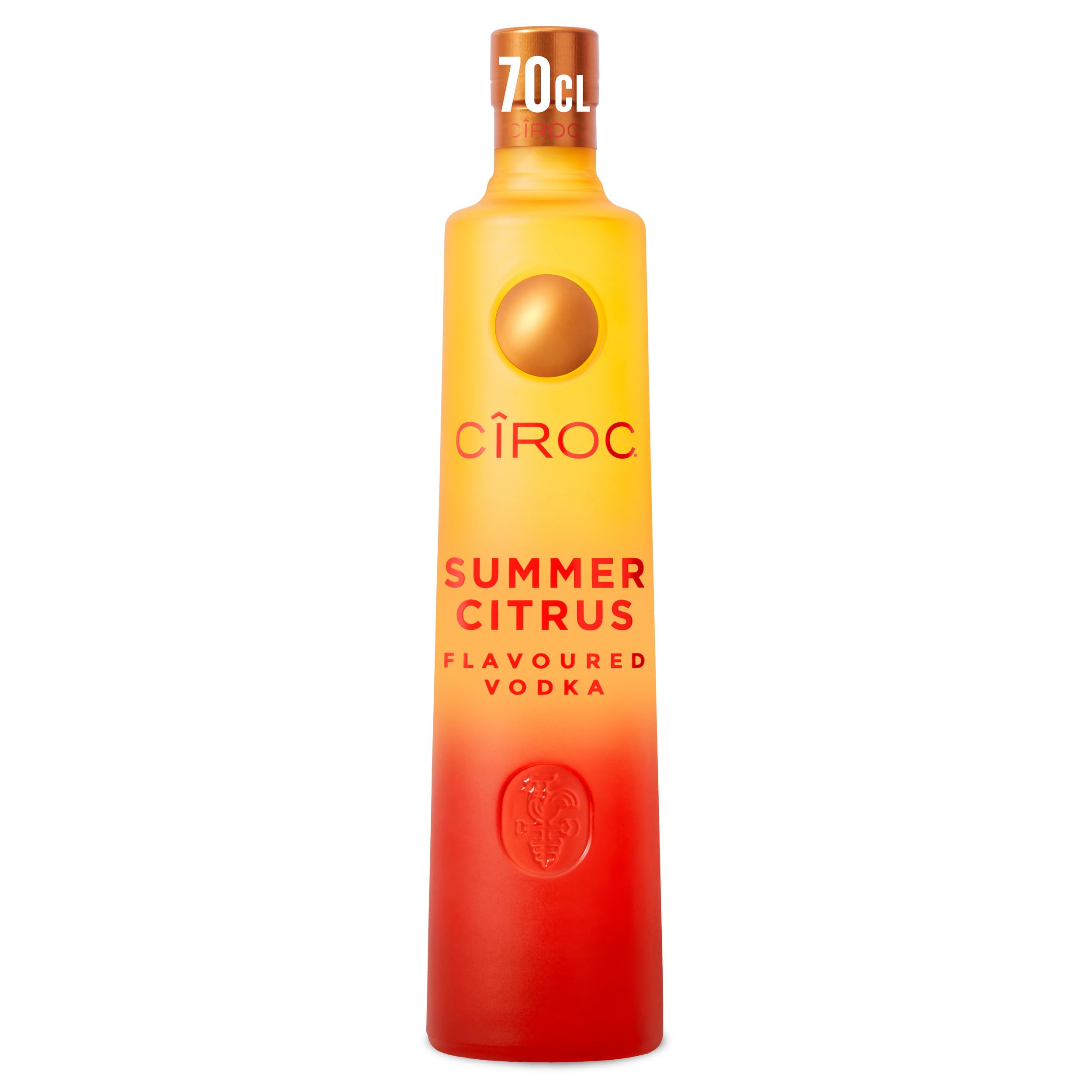 Summer Citrus Flavoured Vodka | 37.5% vol | 70cl | Ultra Premium Luxury Vodka | Infused with Flavours of Juicy Blood Orange & Zesty Lime | Recommended for a Mixed Drink or Cocktails