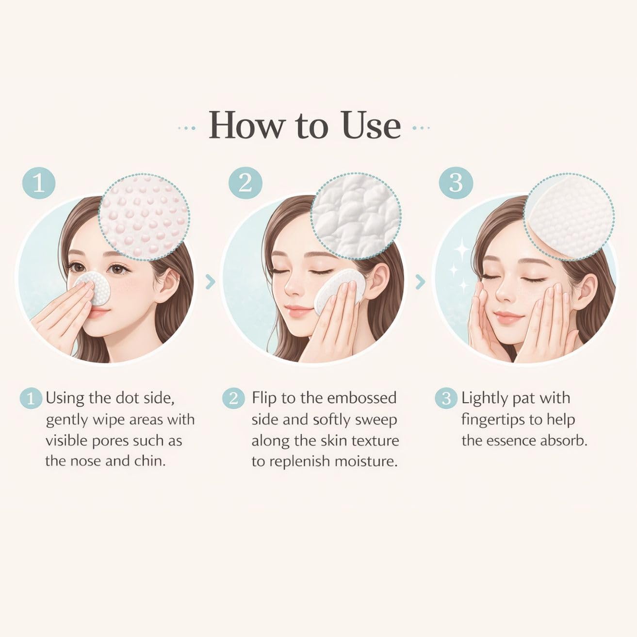 LAHA Exfoliating Toner Pads | LHA, Niacinamide & Hyaluronic Acid – Gentle Exfoliating, Hydrating & Pore Care | 10 Pads