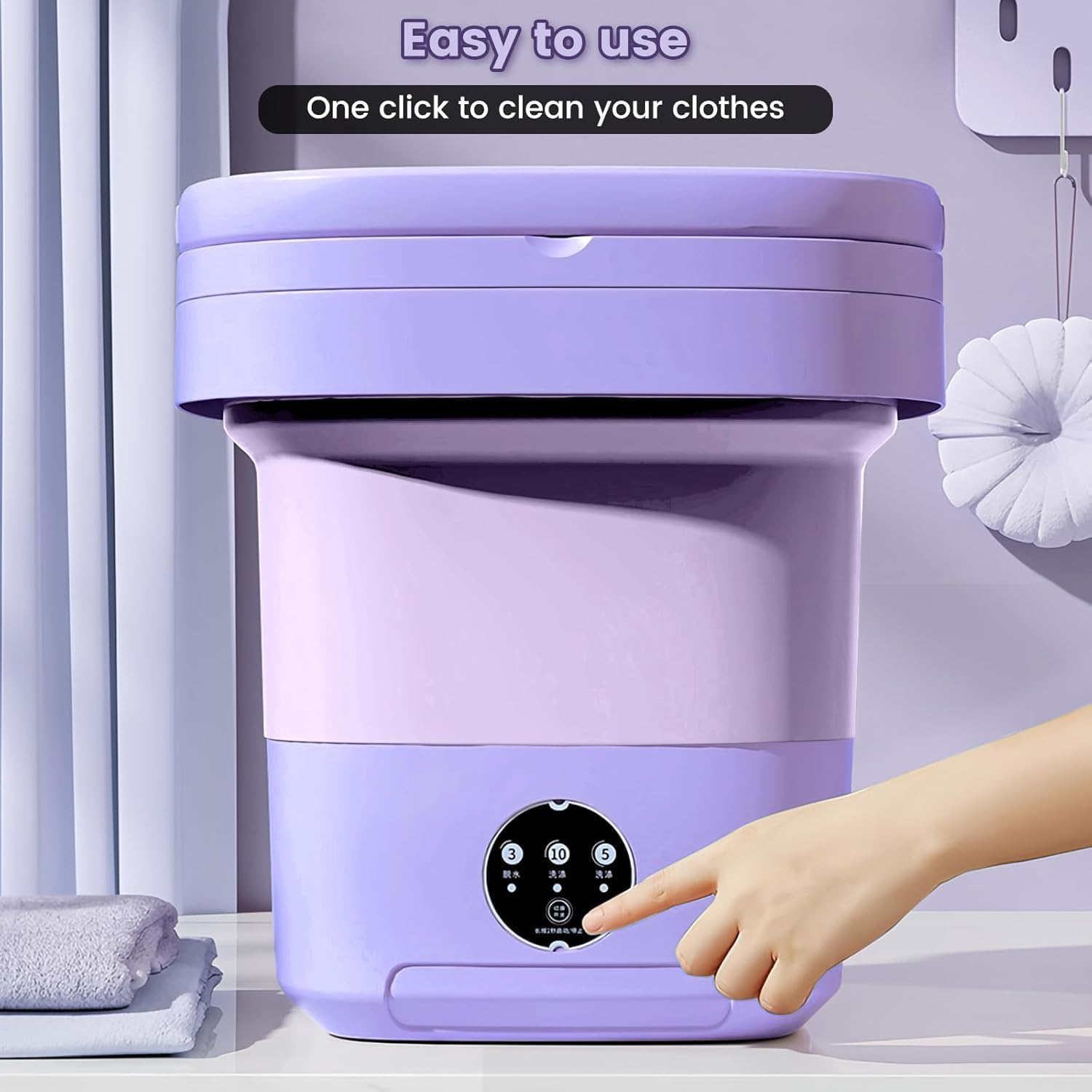 Foldable Portable washing machine