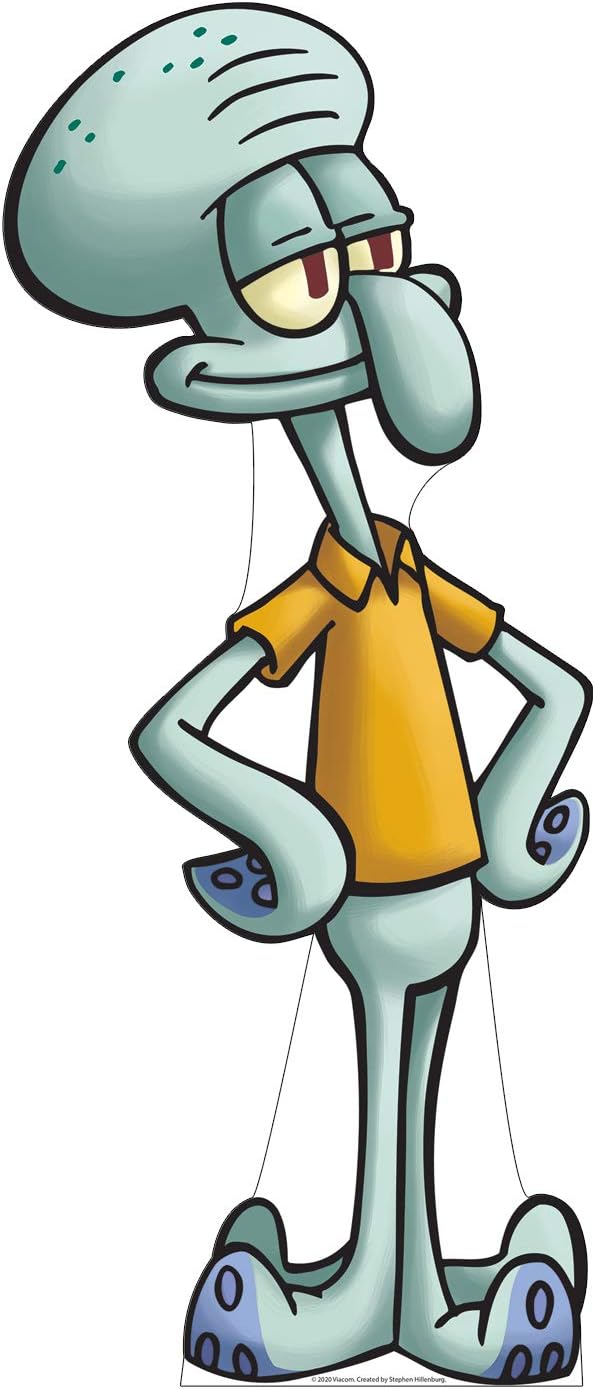 SpongeBob SquarePants - Squidward Cardboard Cutout Standee - Officially Licensed