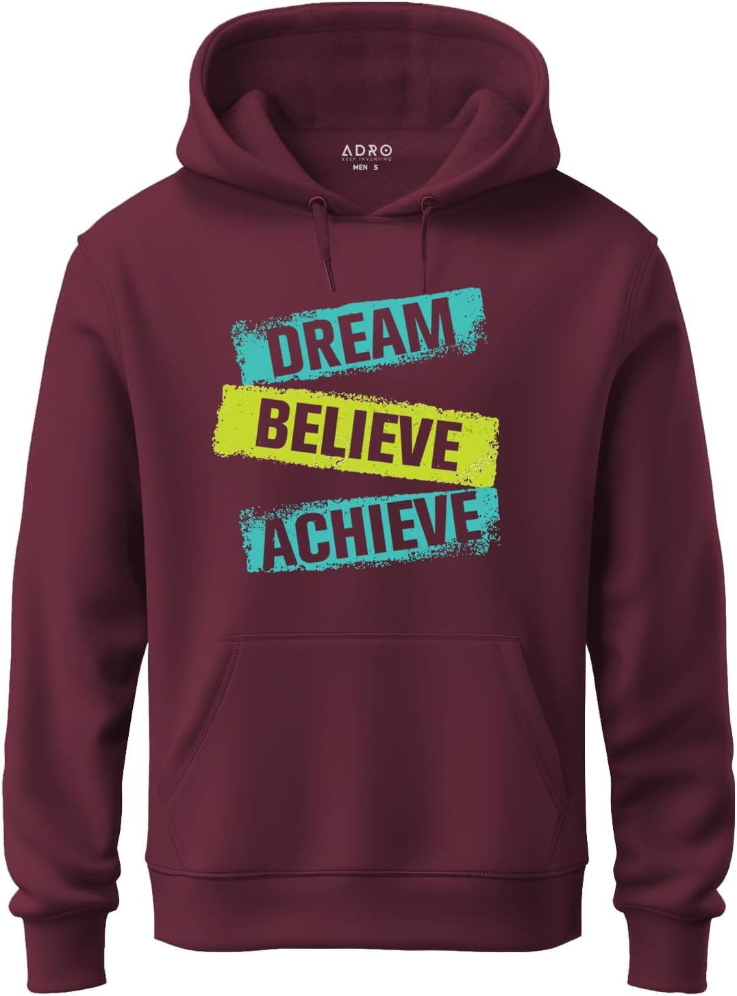 ADRO Men's Cotton Hooded Hoodie