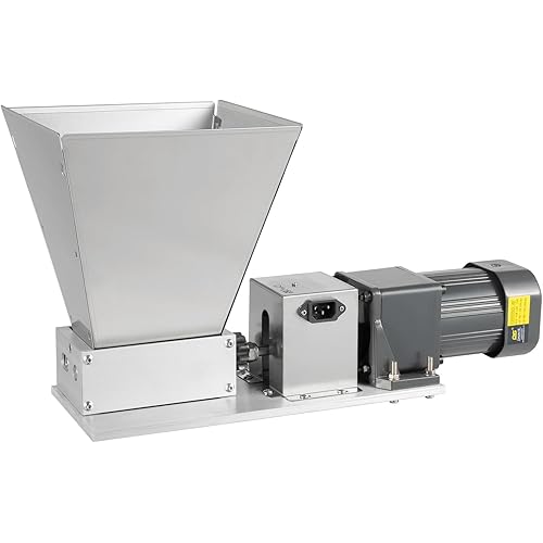 Electric Barley Grinder, Malt Rice Corn Crusher Food Grain Coffee Wheat Feed Mill Milling Machine, Wet/Dry Cereals Grinder Mill With 2 Rollers And 4pcs Hoppers 60W 110V