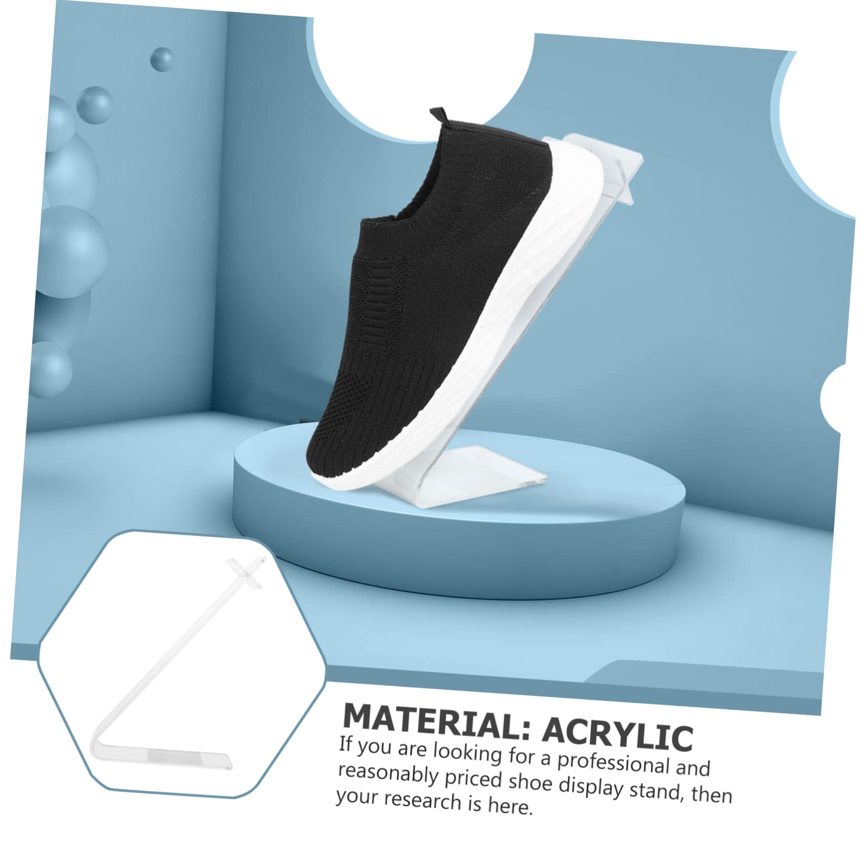 PLAFOPE 4 Piezas Zapatería Zapatero Acrílico Zapatero Metalico Estante De Zapatillas Estante De Tacones Altos Soporte De Exhibición De Zapatos Zapatero Transparente Accesorios Casual