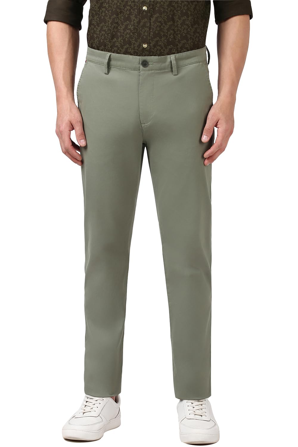 Peter England Men’s Slim Fit Mid Rise Super Premium Wrinkle Free Casual Trouser Chinos Peter England Men’s Slim Fit Mid Rise Super Premium Wrinkle Free Casual Trouser Chinos