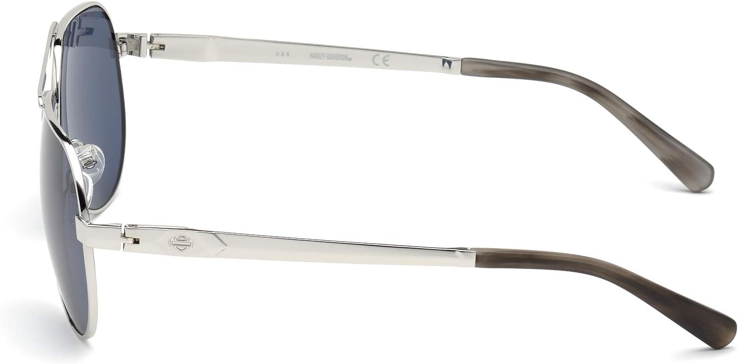 Sunglasses Harley-Davidson HD 0931 X 06V Shiny Dark Nickeltin/Blue