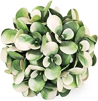 Vista 2 de Boston International Bola decorativa de imitación para plantas, 1 unidad (paquete de 2), morera floral blanca