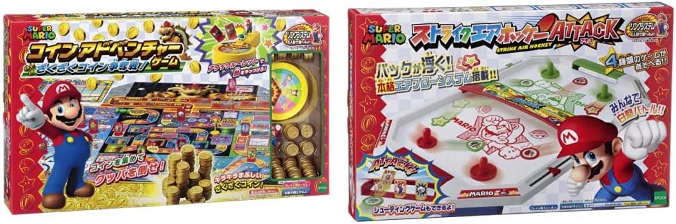 Amazon エポック Epoch スーパーマリオ コインアドベンチャーゲーム ざくざくコイン争奪戦 62 5x10x40cm Abs スーパーマリオ ストライクエアホッケー Attack セット買い ボードゲーム おもちゃ Amazon エポック Epoch スーパーマリオ コインアドベンチャーゲーム ざくざくコイン争奪戦 62 5x10x40cm Abs スーパーマリオ ストライクエアホッケー Attack セット買い ボードゲーム おもちゃ
