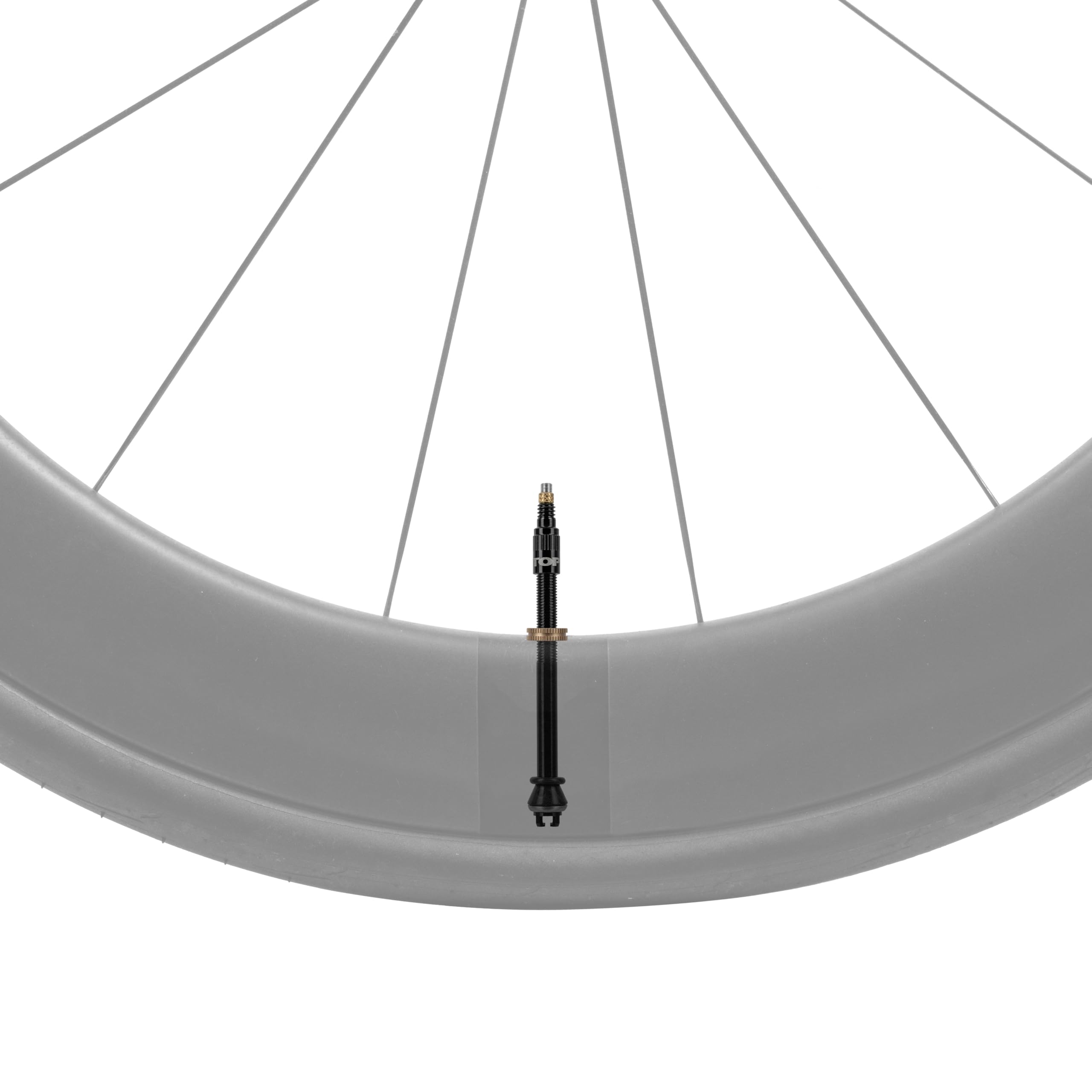 Topeak TurboFlow Valve Kit 80 mm, kit valvole tubeless ad alto flusso, design anti-intasamento, 1 coppia, per valvole Presta