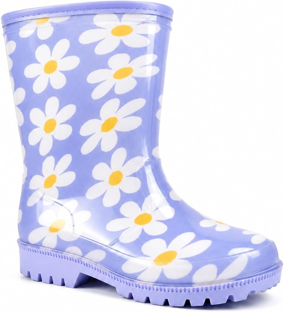 Kids Rain Boots, Fun Design Waterproof Boots | Fun design rain boots with waterproof protection and easy-clean surfaces for rainy days and outdoor adventures.