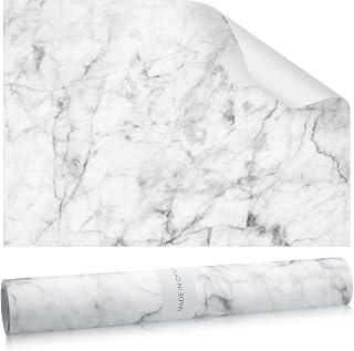Geosar 10 Sheets Drawer Liners for Dresser Scented Drawer Liners Drawer Paper Liner Non Adhesive Scented Liners for Drawers Fragrant Drawer Liners for Home Shelf Closet(Marble)